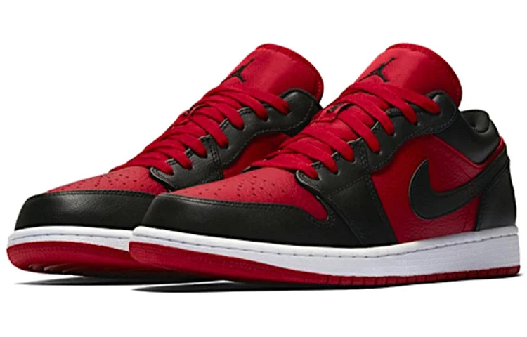 Alternative view of Air Jordan 1 Retro Low ‘Gym Red’ 553558-610