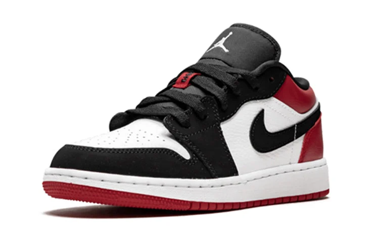 (GS) Air Jordan 1 Low ‘Black Toe’ 553560-116