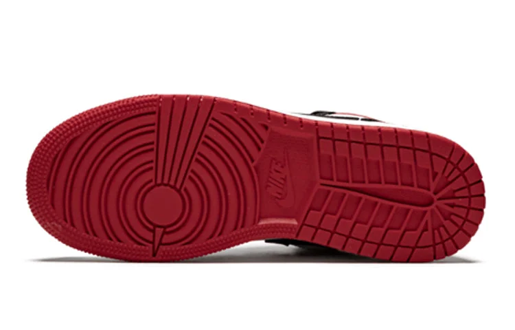 (GS) Air Jordan 1 Low ‘Black Toe’ 553560-116 - 图片 4