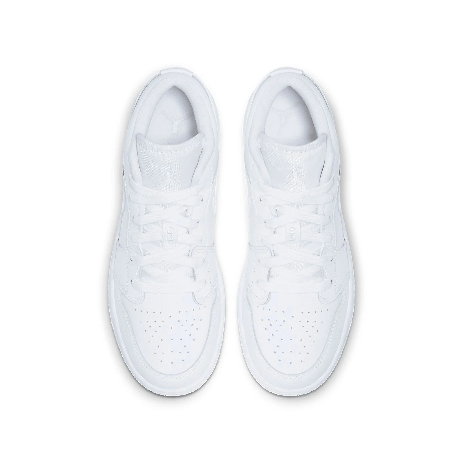 (GS) Air Jordan 1 Low ‘Triple White Logo’ 553560-126 - 图片 3