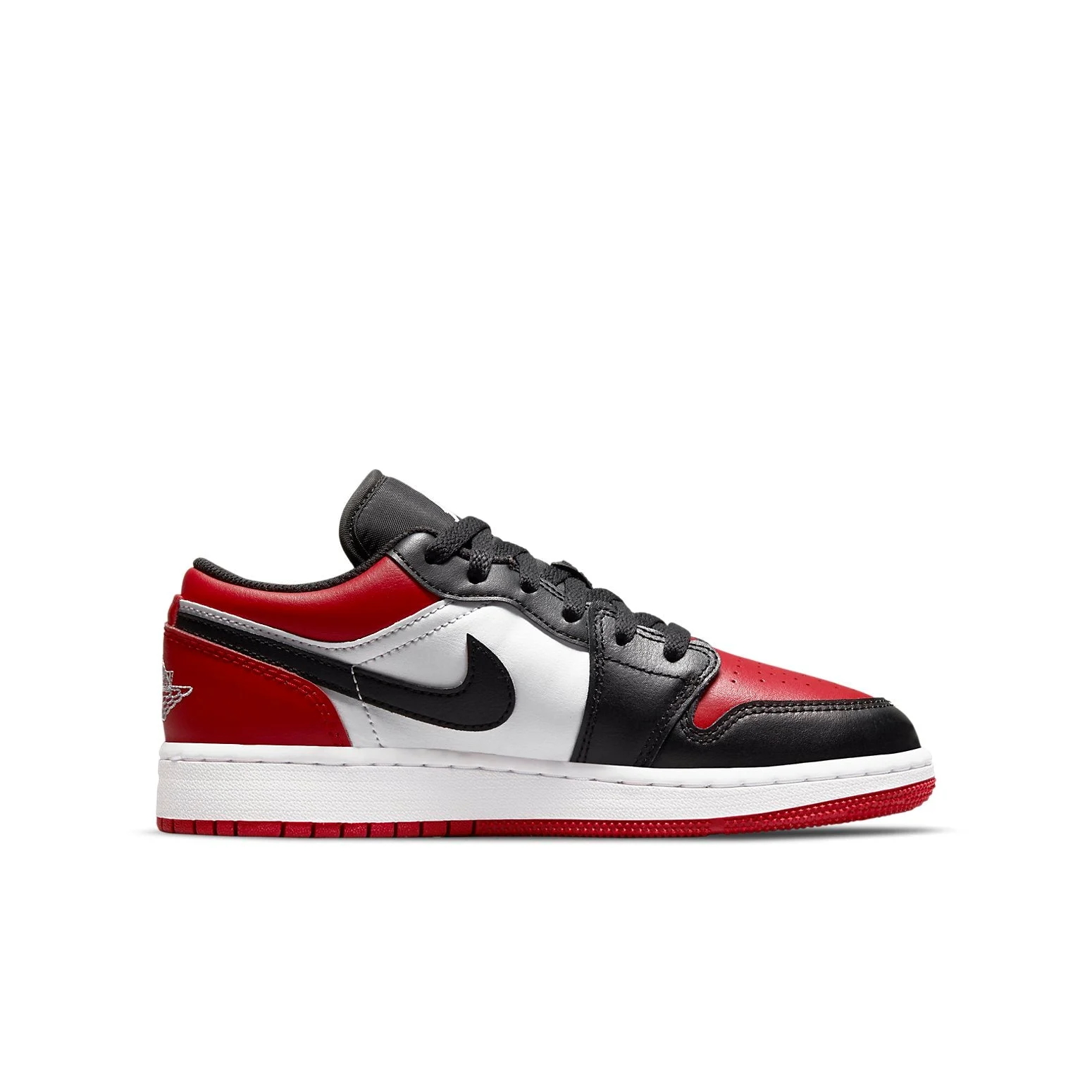 (GS) Air Jordan 1 Low ‘Bred Toe’ 553560-612