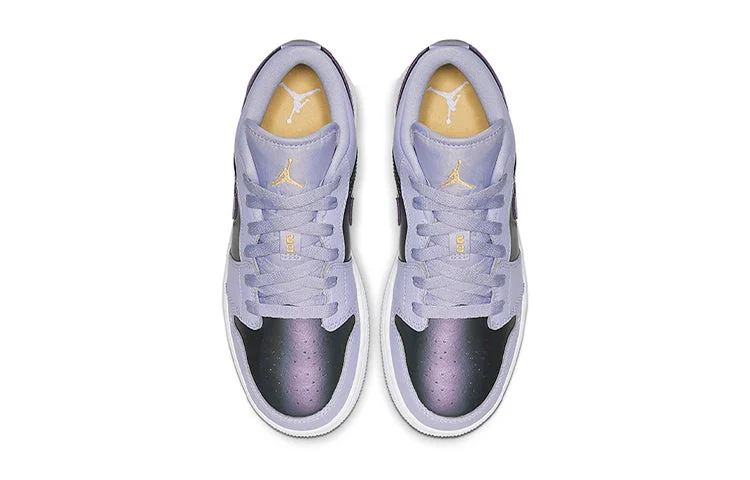 Alternative view of (GS) Air Jordan 1 Low ‘Oxygen Purple’ 554723-505