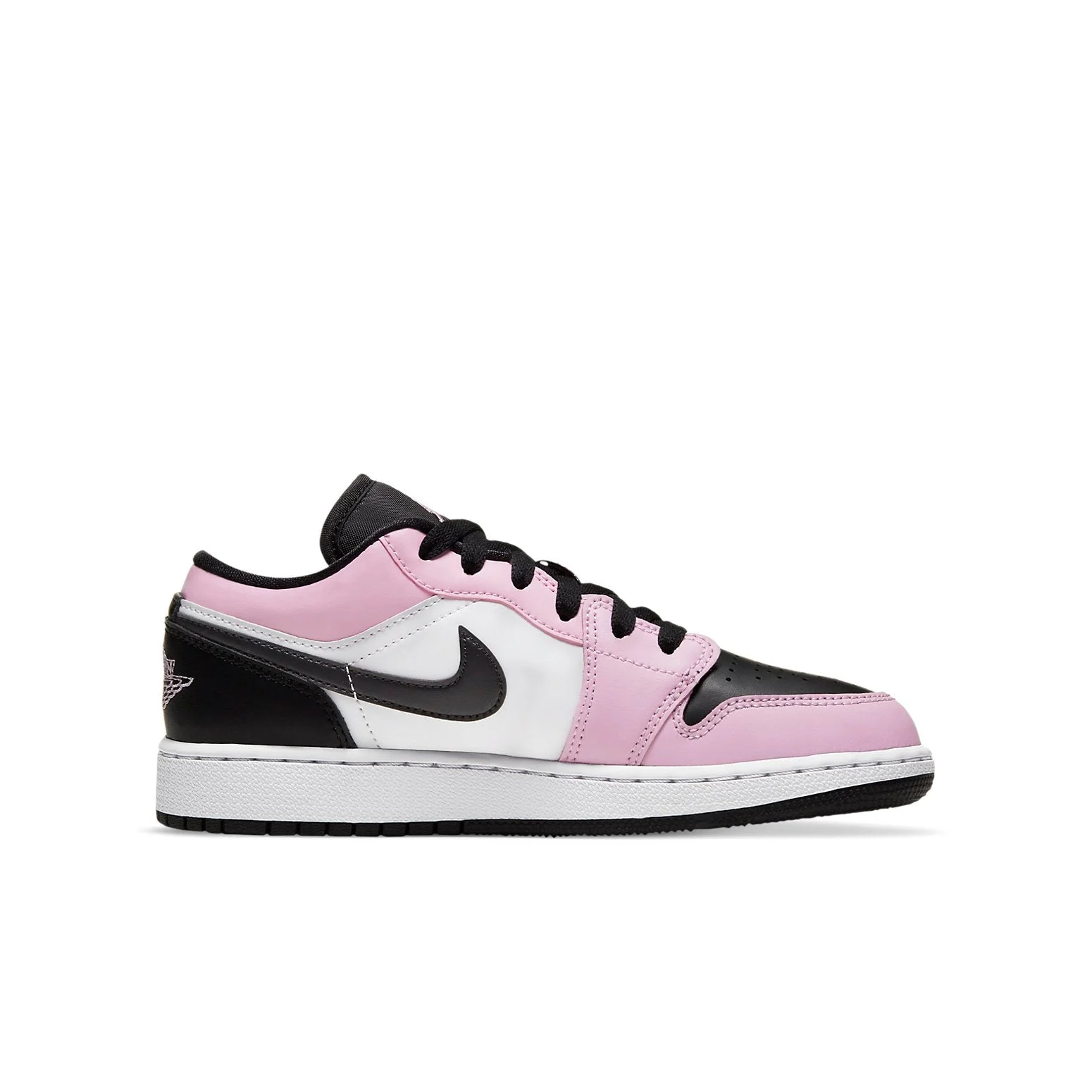 (GS) Air Jordan 1 Low ‘Light Arctic Pink Black’ 554723-601