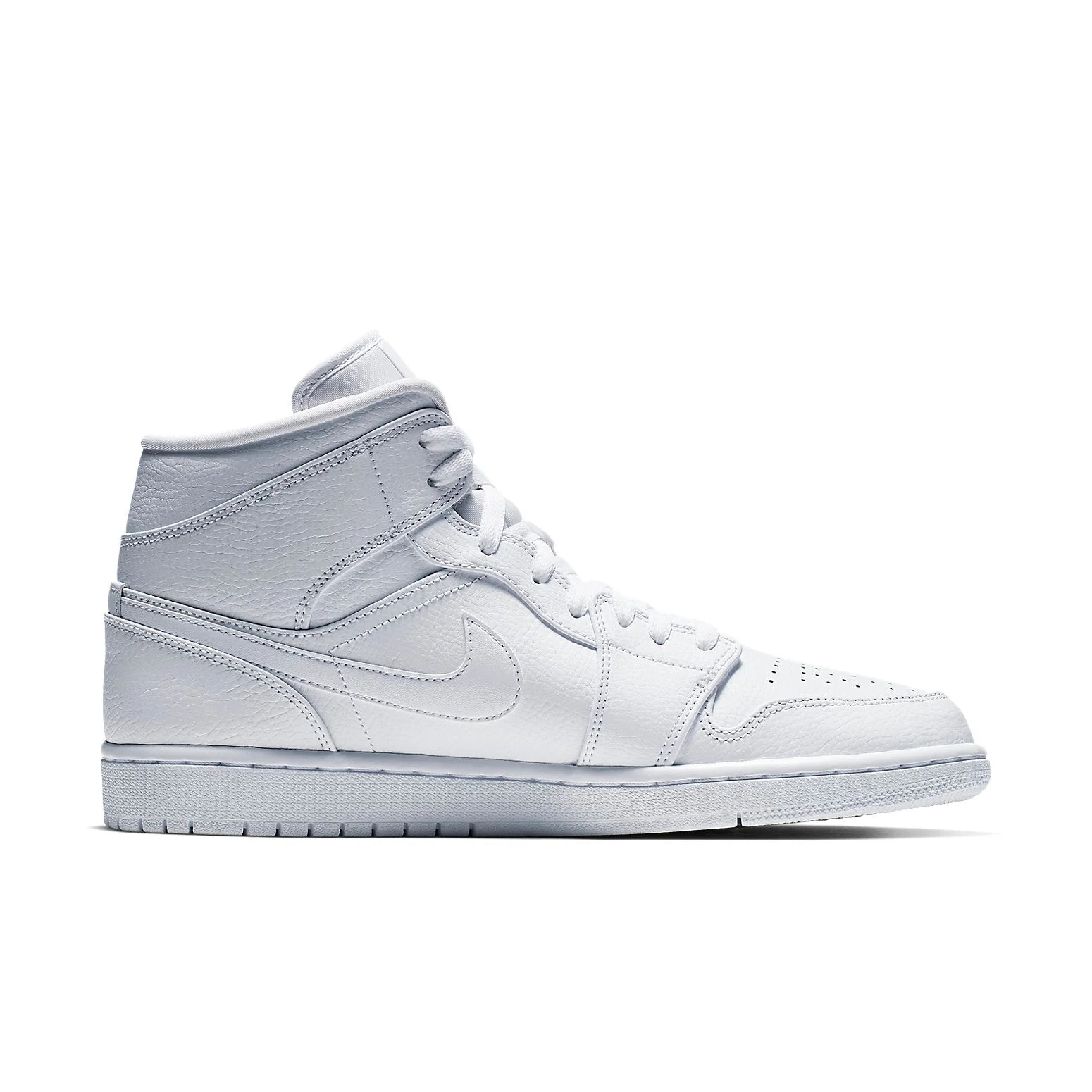 Air Jordan 1 Mid ‘Triple White 2019’ 554724-129