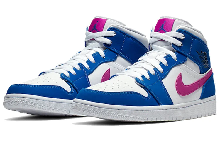 Alternative view of Air Jordan 1 Mid ‘Royal Violet’ 554724-451
