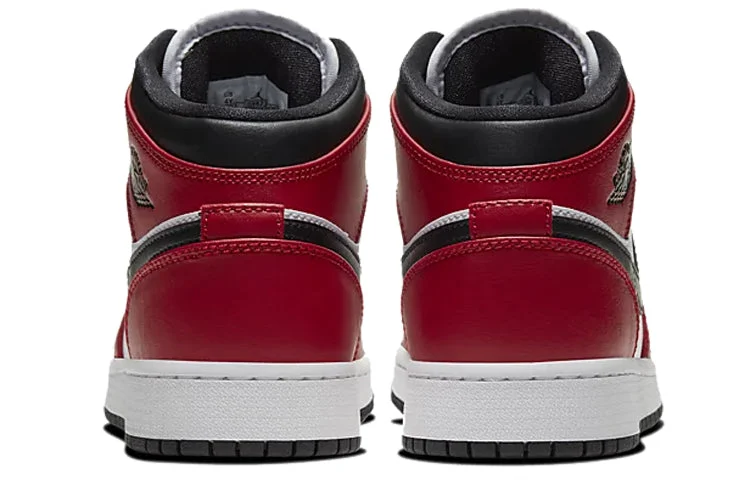 (GS) Air Jordan 1 Mid ‘Chicago Black Toe’ 554725-069 - 图片 4