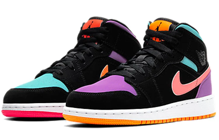 Alternative view of (GS) Air Jordan 1 Mid ‘Candy’ 554725-083