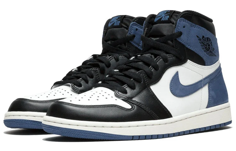 Alternative view of Air Jordan 1 Retro High OG ‘Blue Moon’ 555088-115