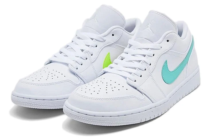 Alternative view of Air Jordan 1 Low ‘White Multi-Color’ CW7033-100