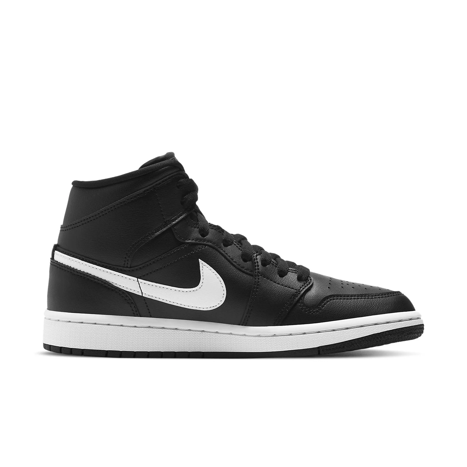 (WMNS) Air Jordan 1 Mid ‘Black White’ BQ6472-011
