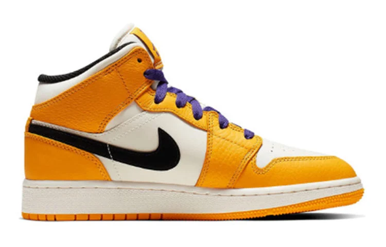 (GS) Air Jordan 1 Mid ‘Lakers Gold’ BQ6931-700