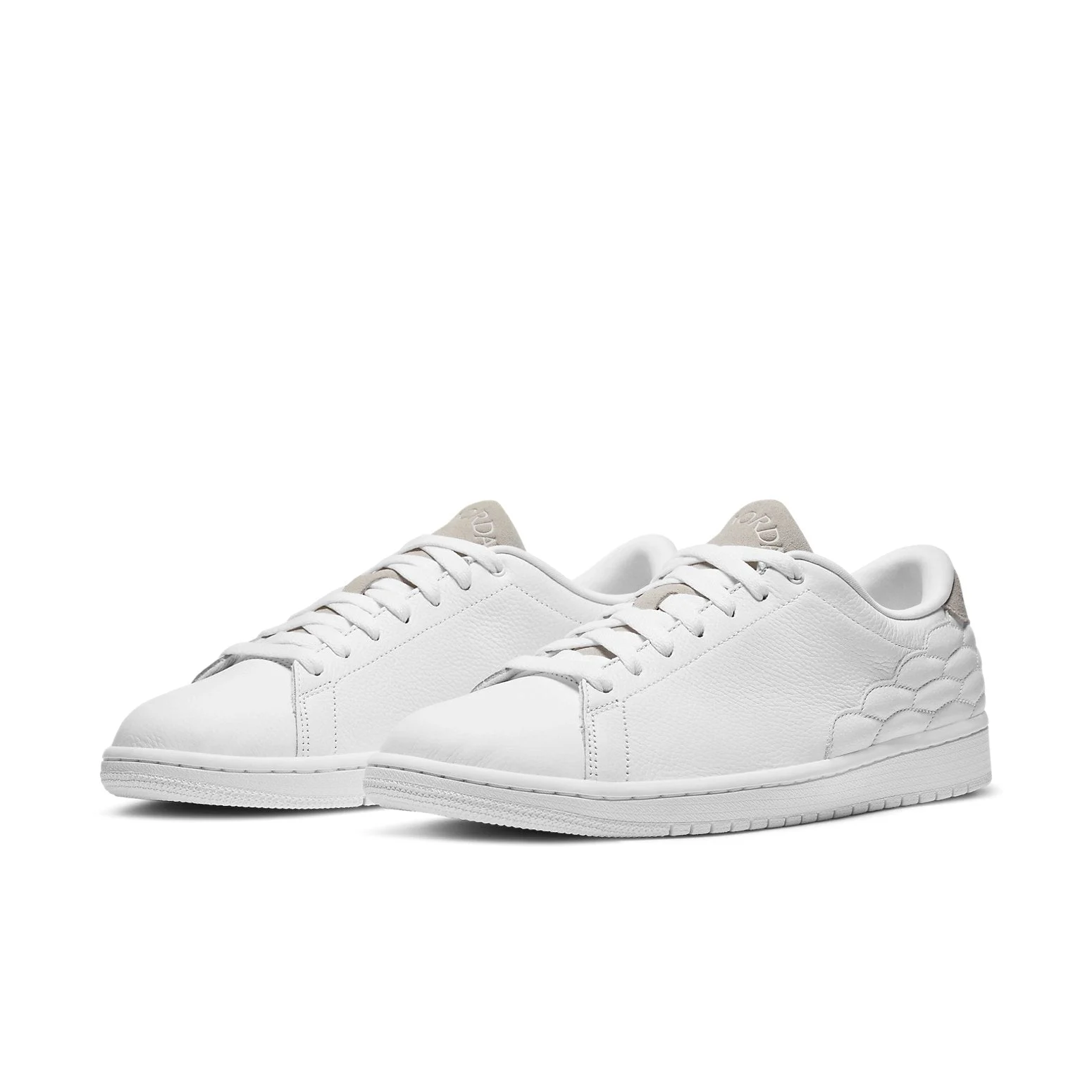 Alternative view of Air Jordan 1 Centre Court ‘White on White’ DJ2756-100
