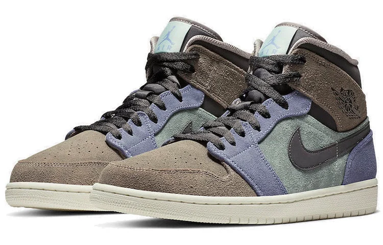 Alternative view of Air Jordan 1 Mid ‘Suede Patch’ 852542-203