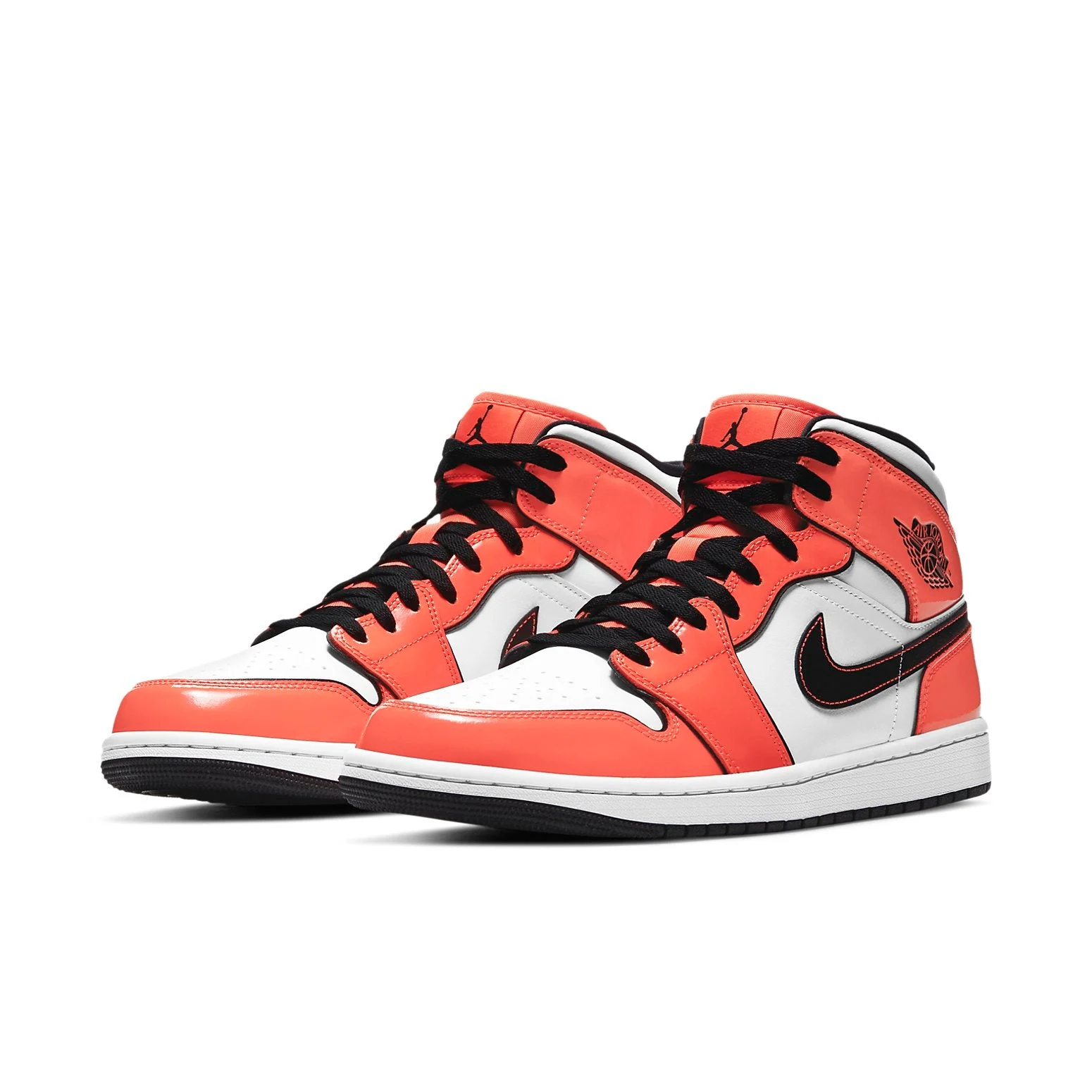Alternative view of Air Jordan 1 Mid SE ‘Turf Orange’ DD6834-802