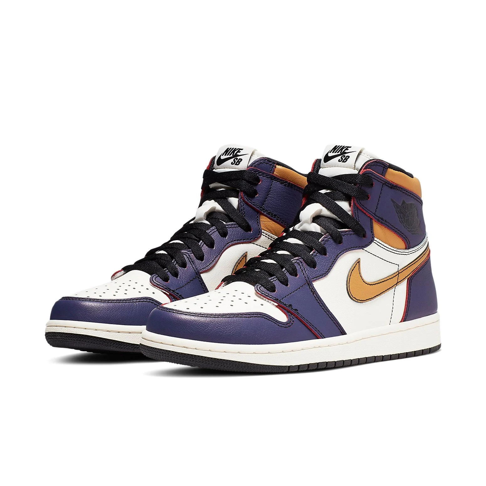 Alternative view of Air Jordan 1 Retro High SB ‘LA To Chicago’ CD6578-507