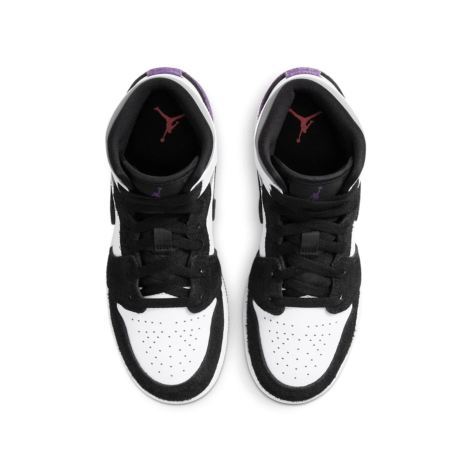 (GS) Air Jordan 1 Mid SE ‘Varsity Purple’ BQ6931-105 - 图片 3