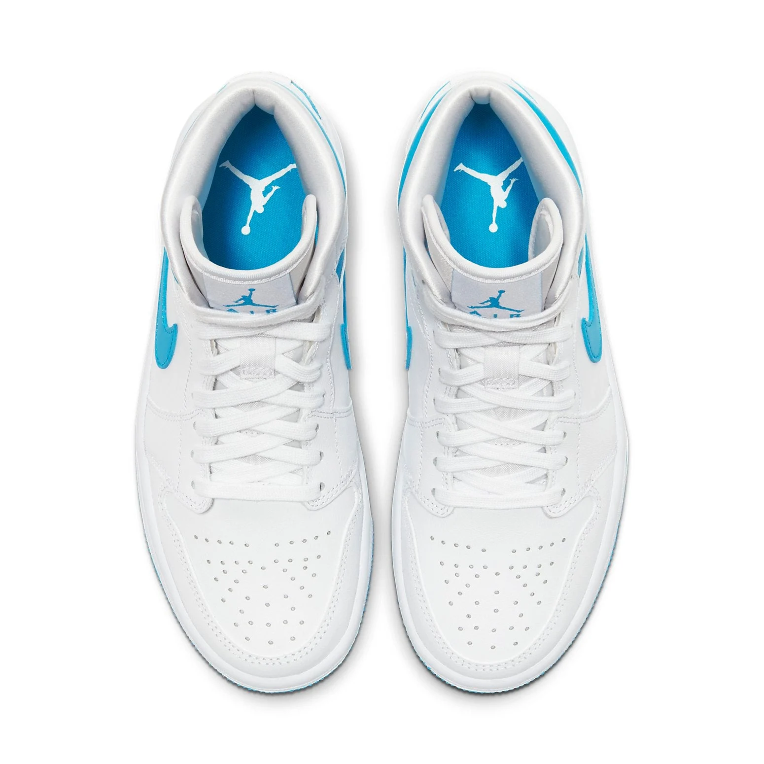 Alternative view of (WMNS) Air Jordan 1 Mid ‘UNC’ BQ6472-114
