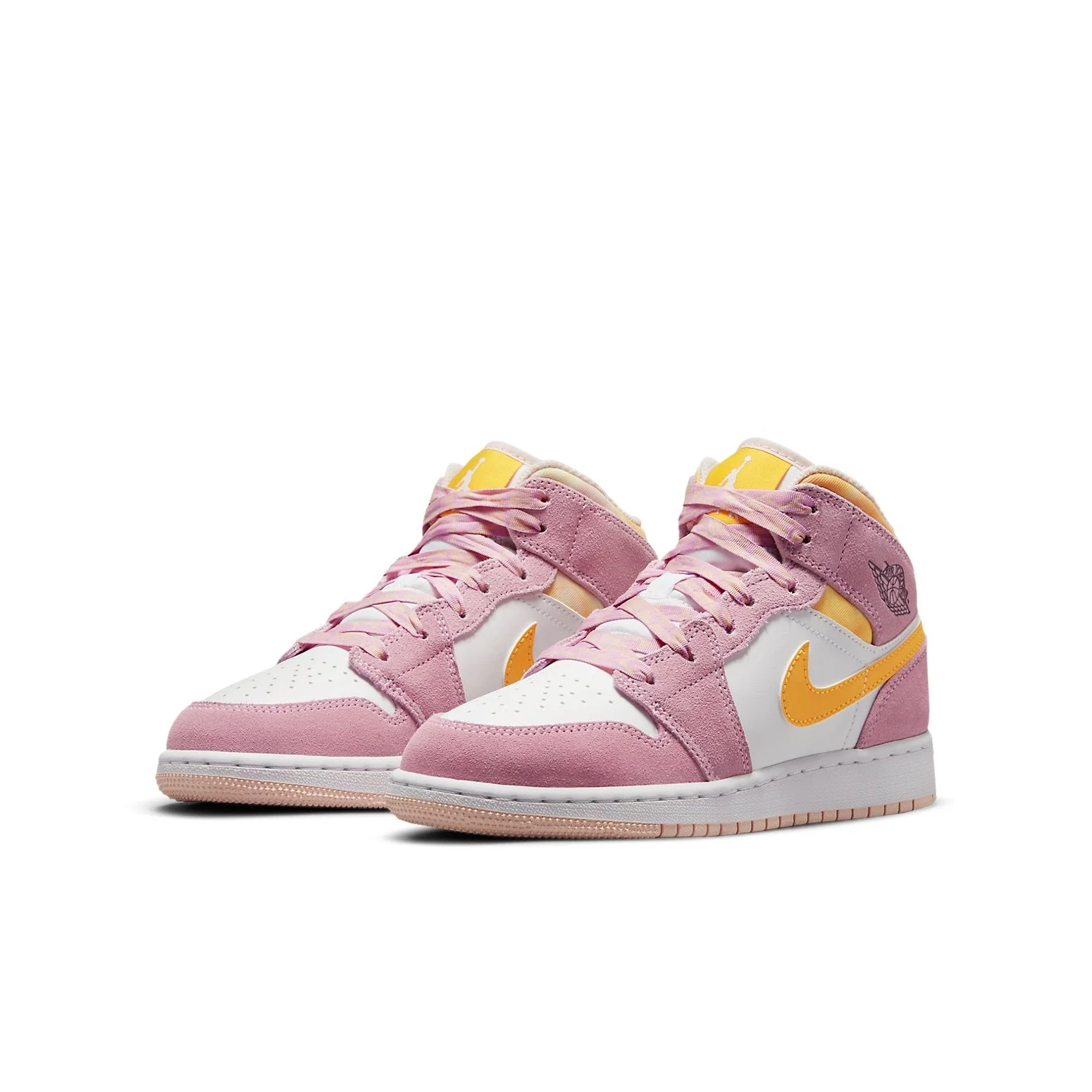 Alternative view of (GS) Air Jordan 1 Mid SE ‘Arctic Pink’ DC9517-600