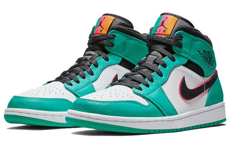 Alternative view of Air Jordan 1 Mid SE ‘South Beach Turbo Green’ 852542-306