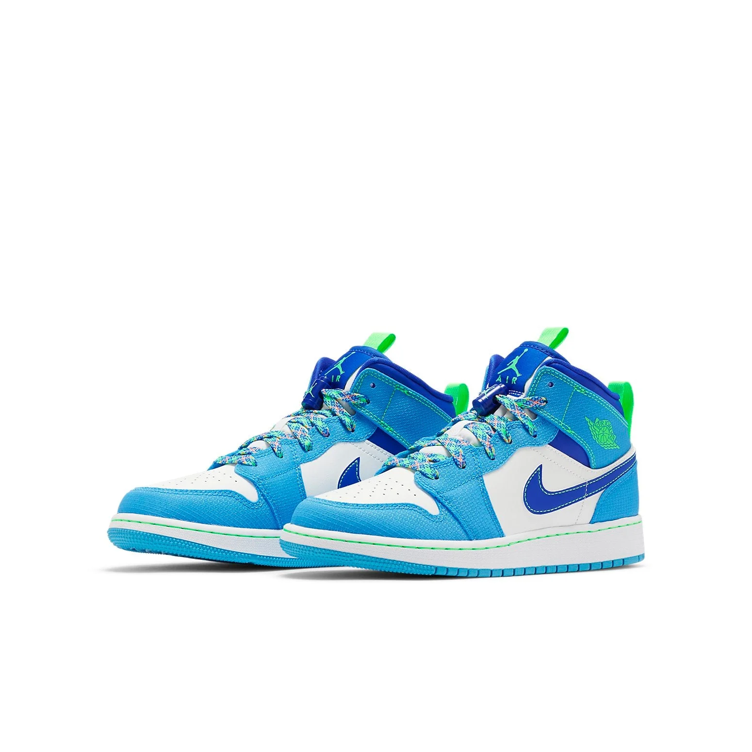 Alternative view of (GS) Air Jordan 1 Mid SE ‘Sprite’ DA8010-400