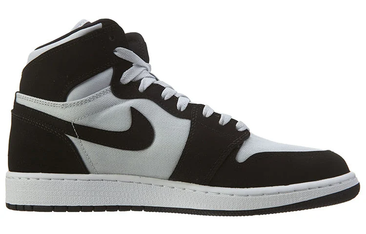 (GS) Air Jordan 1 Retro High ‘Pure Platinum Black Pink’ 332148-015