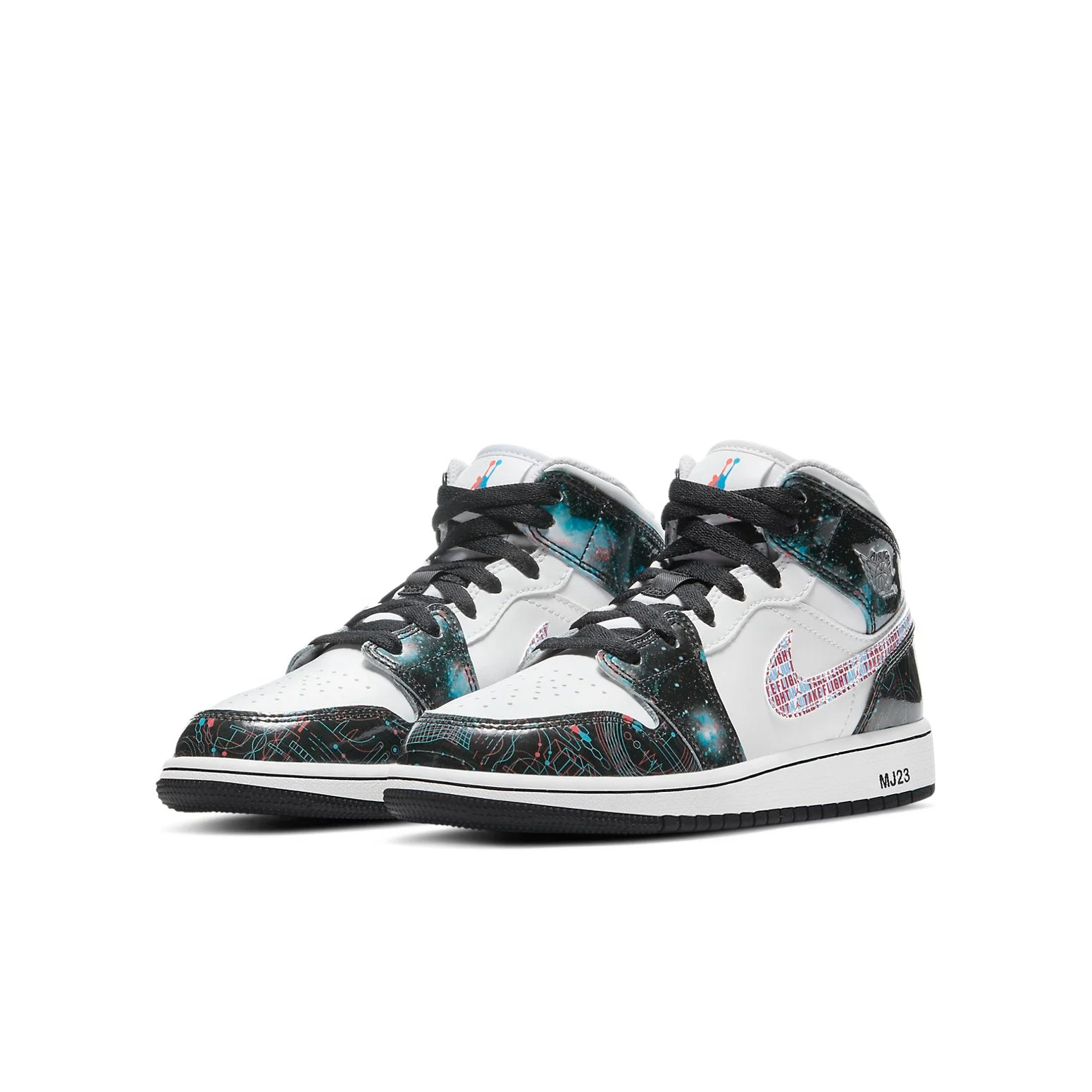 Alternative view of (GS) Air Jordan 1 Mid SE ‘Take Flight’ BQ6931-114