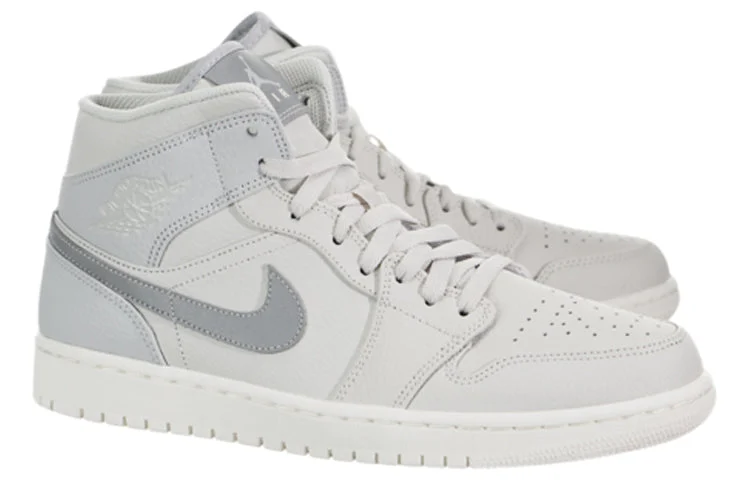 Alternative view of Air Jordan 1 Mid Retro SE ‘Grey Fog’ 852542-003