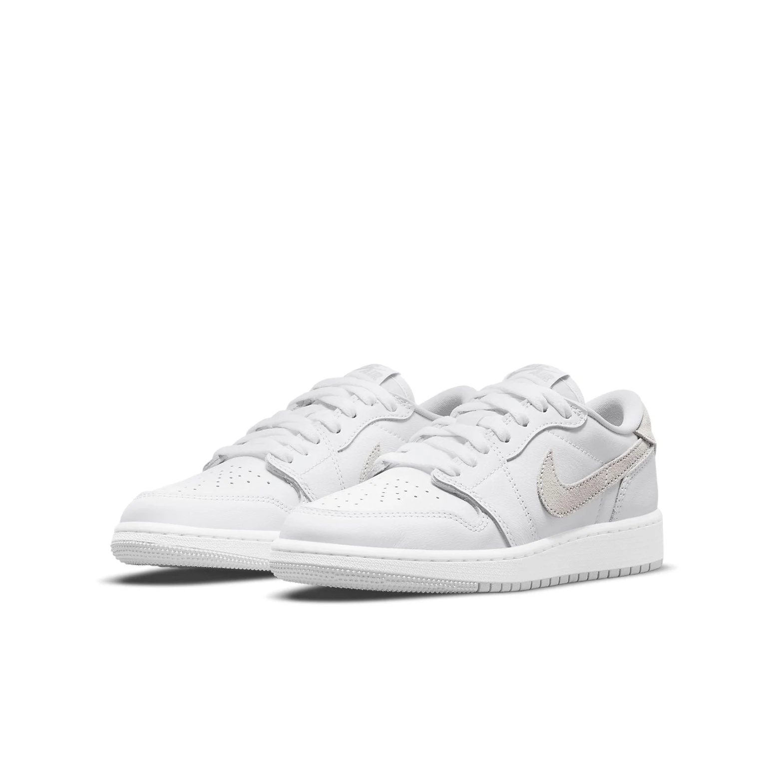 Alternative view of (GS) Air Jordan 1 Retro Low OG ‘Neutral Grey’ 2021 CZ0858-100