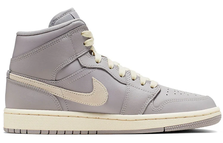 (WMNS) Air Jordan 1 Mid ‘Grey Light Bone’ CD7240-002