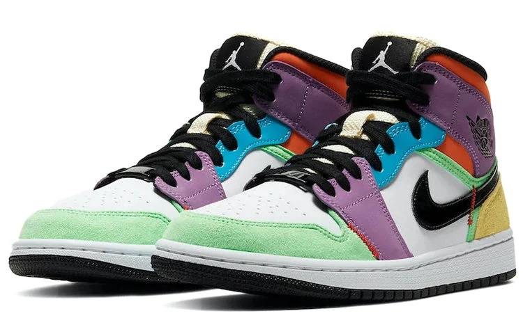 Alternative view of (WMNS) Air Jordan 1 Mid SE ‘Lightbulb’ CW1140-100