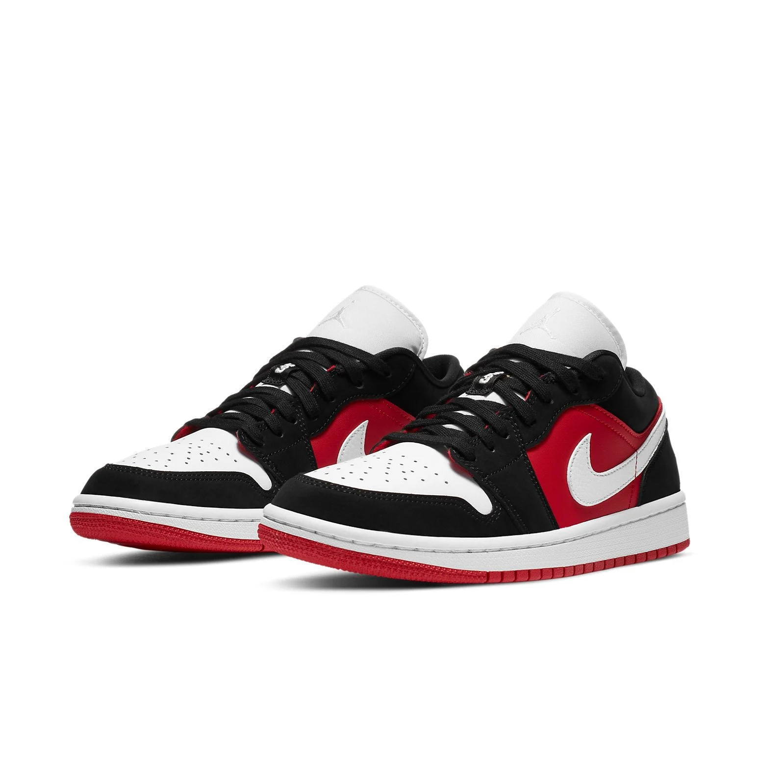 Alternative view of (WMNS) Air Jordan 1 Low ‘Gym Red Black’ DC0774-016
