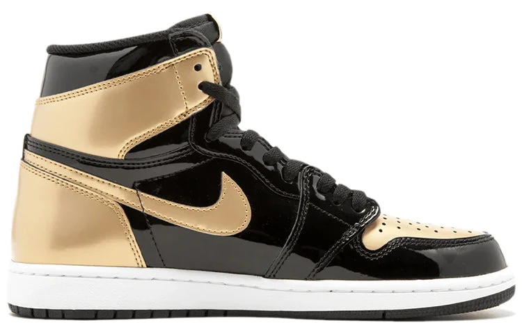 Alternative view of Air Jordan 1 Retro High OG NRG ‘Gold Toe’ 861428-007