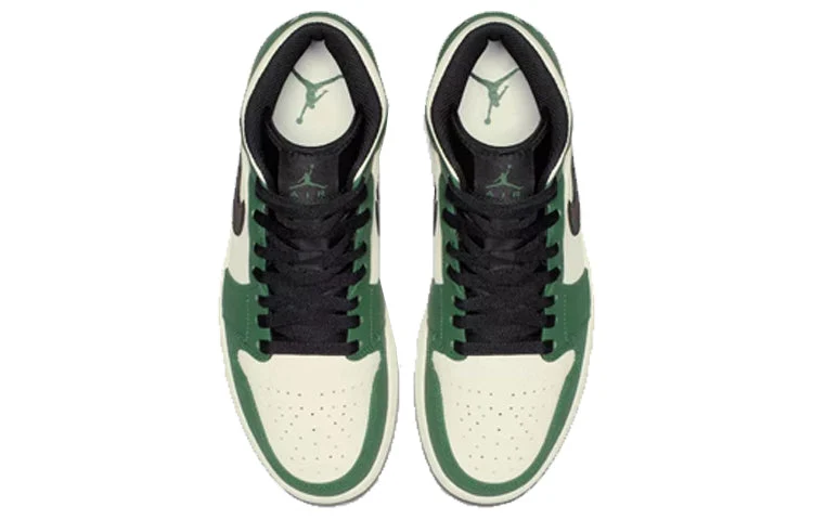 Alternative view of Air Jordan 1 Mid ‘Pine Green’ 852542-301