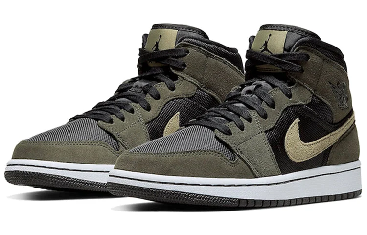 Alternative view of (WMNS) Air Jordan 1 Mid ‘Olive’ BQ6472-030