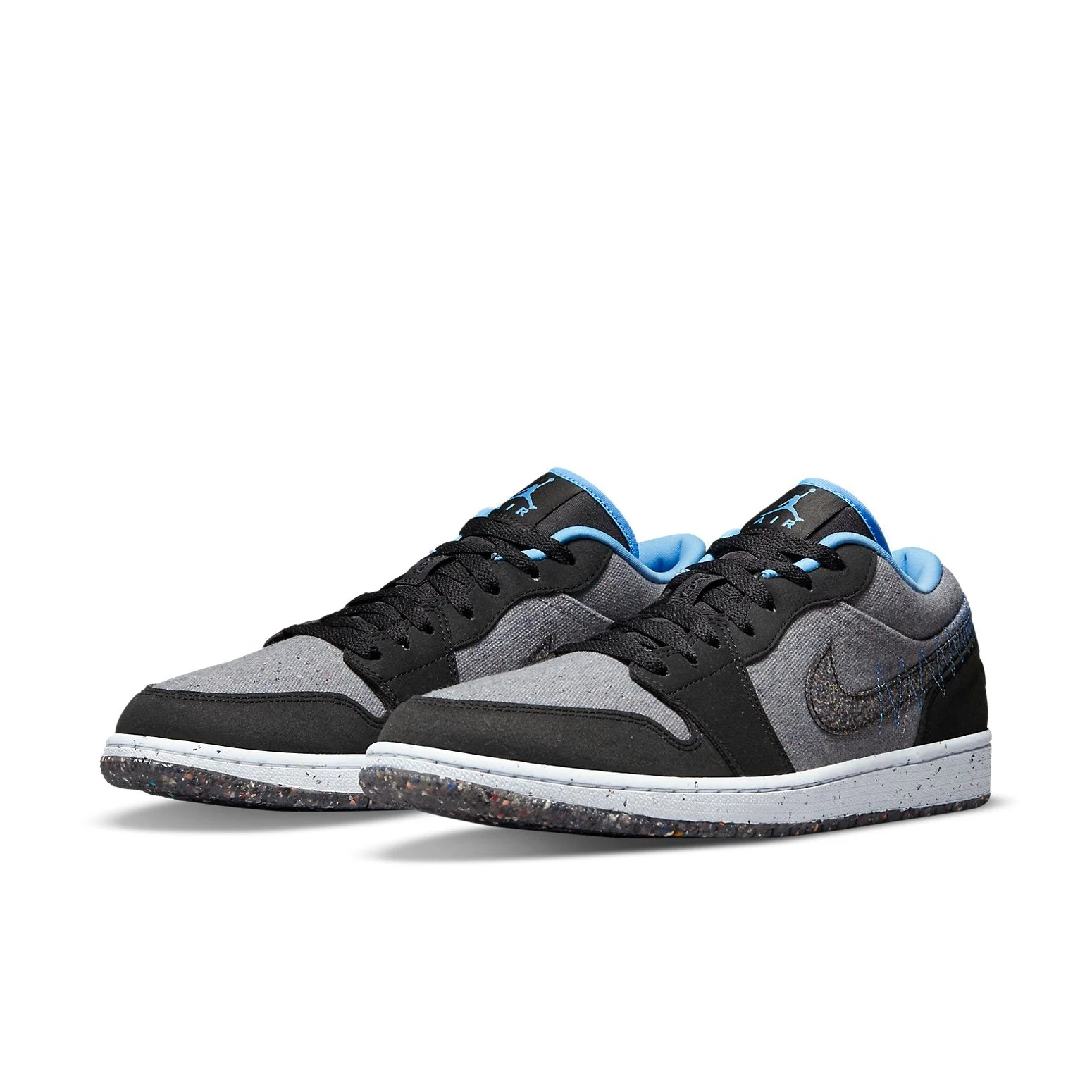 Alternative view of Air Jordan 1 Low ‘Crater – Black’ DM4657-004
