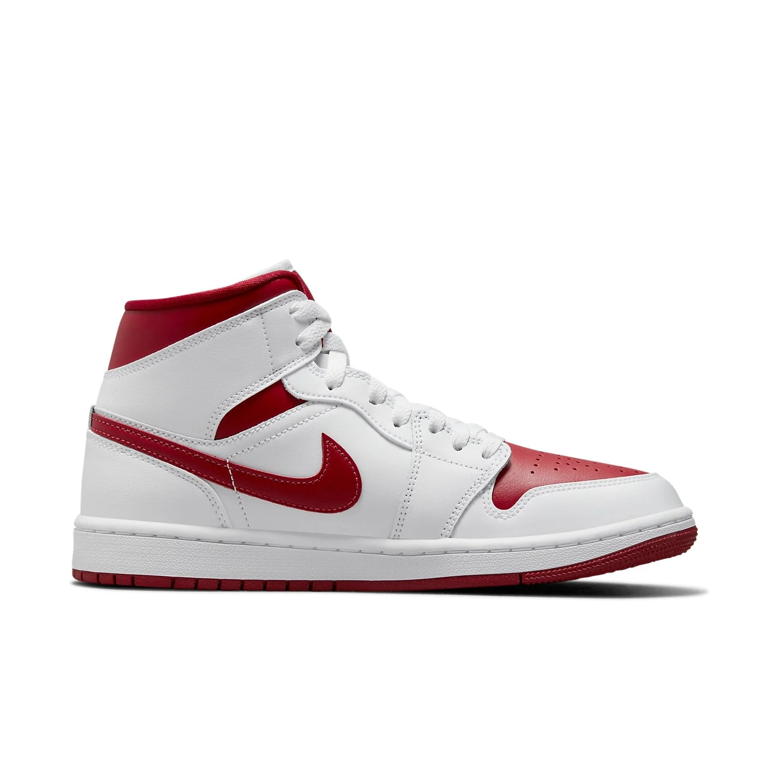(WMNS) Air Jordan 1 Mid ‘White Pomegranate’ BQ6472-161