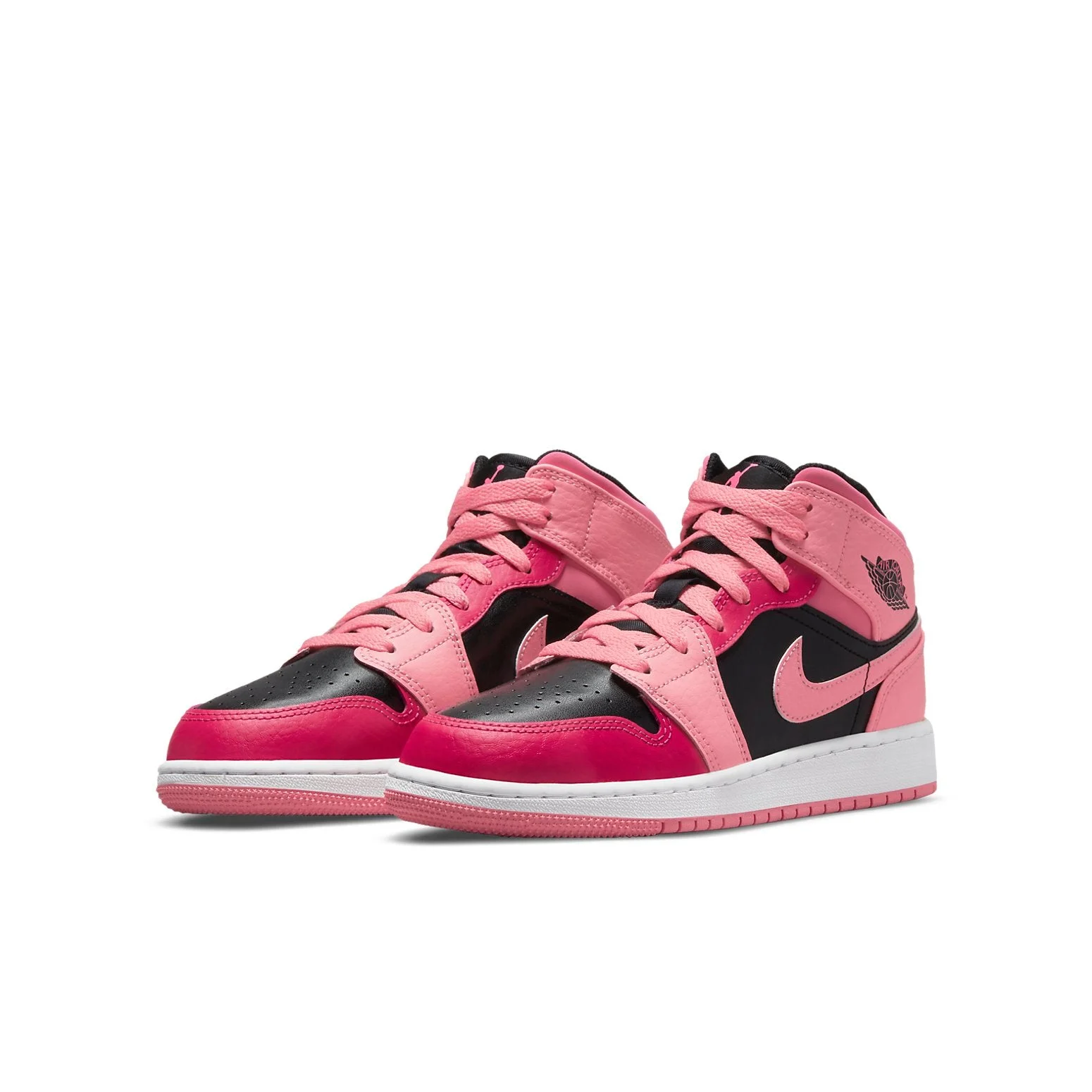 Alternative view of (GS) Air Jordan 1 Mid ‘Coral Chalk’ 554725-662
