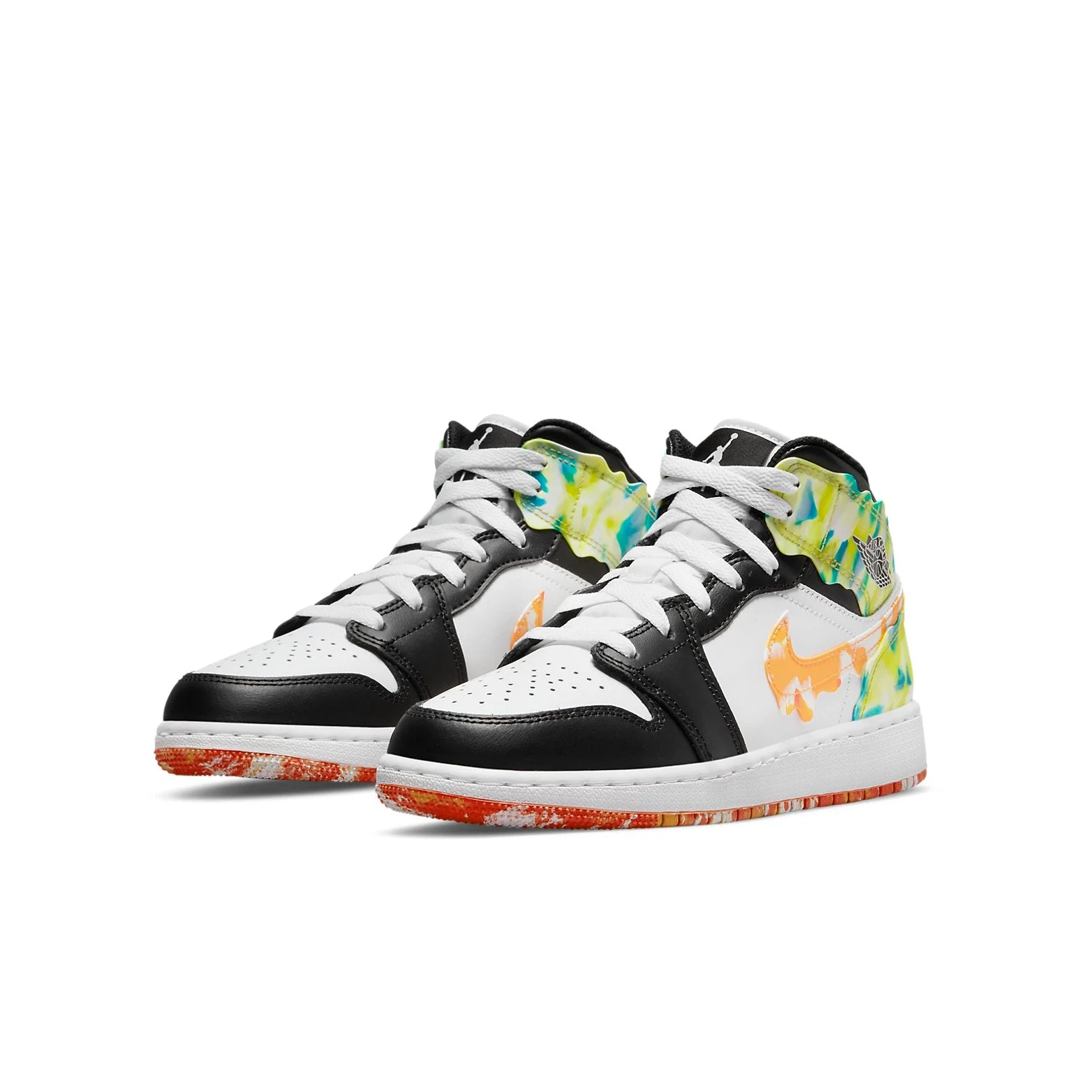 Alternative view of (GS) Air Jordan 1 Mid SE ‘Drip’ DJ6563-038