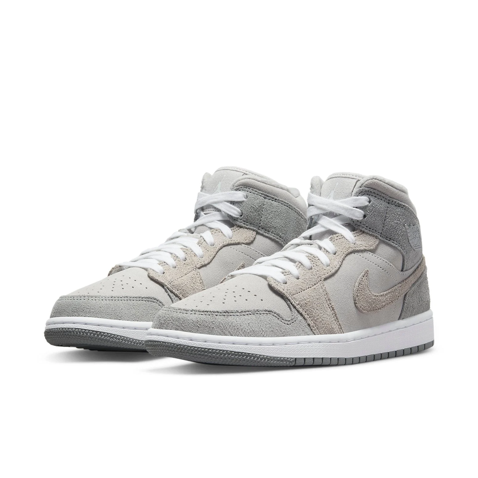 Alternative view of (WMNS) Air Jordan 1 Mid SE ‘Particle Grey’ DO7139-002