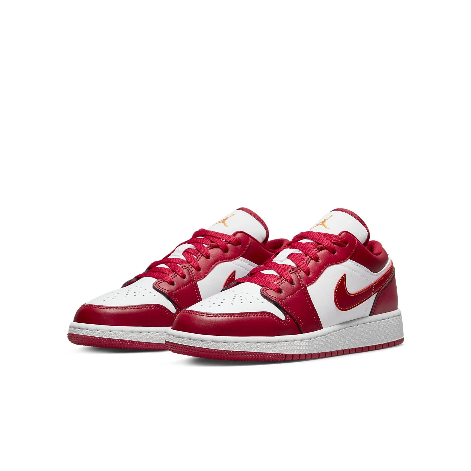 Alternative view of (GS) Air Jordan 1 Low ‘Cardinal Red’ 553560-607