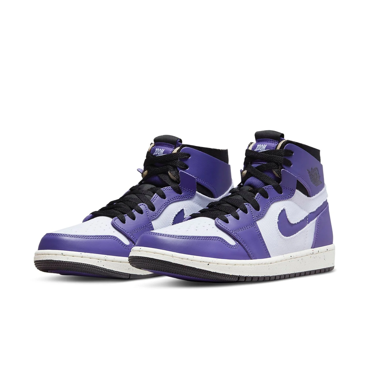 Alternative view of Air Jordan 1 High Zoom Comfort ‘Crater Purple’ CT0978-501