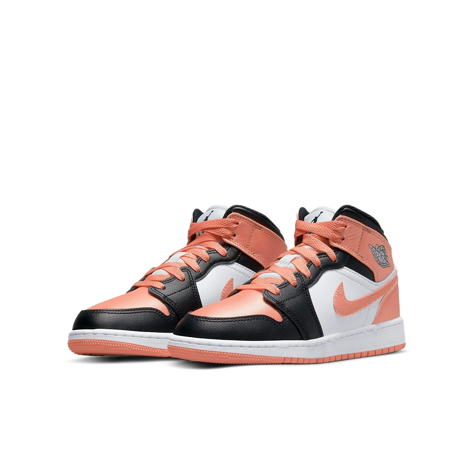 Alternative view of (GS) Air Jordan 1 Mid ‘White Light Madder Root’ DM9077-108