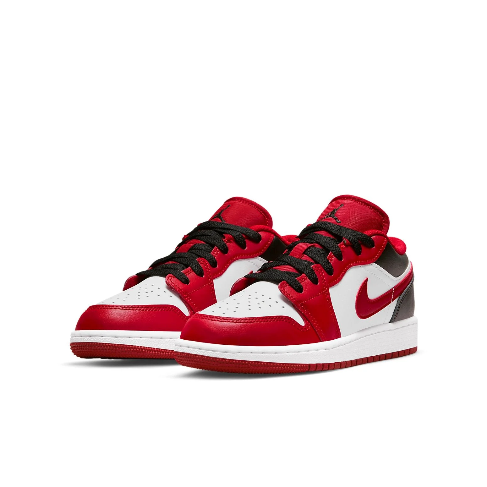 Alternative view of (GS) Air Jordan 1 Low ‘Reverse Black Toe’ 553560-163