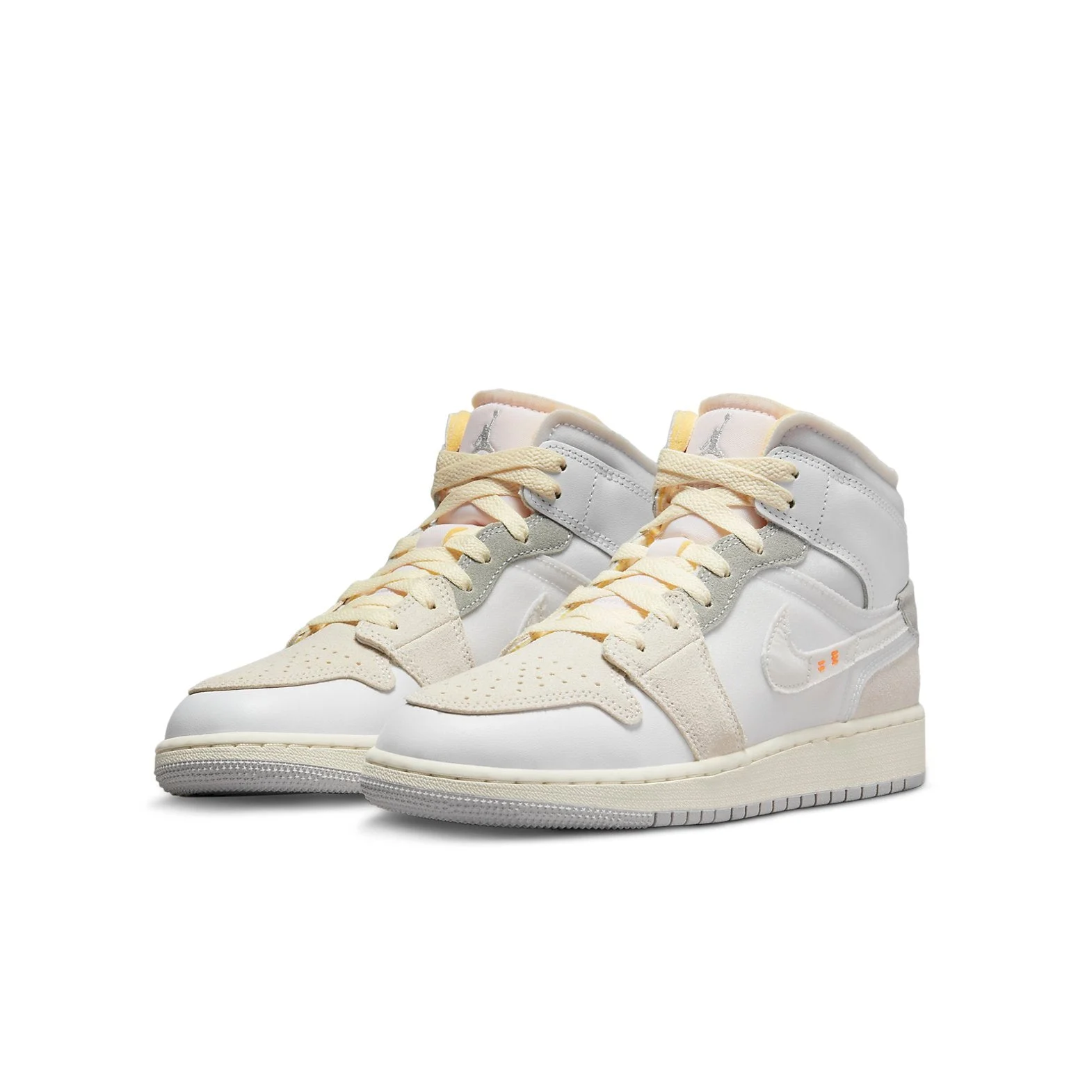 Alternative view of (GS) Air Jordan 1 Mid SE Craft ‘Inside Out’ DQ3726-100