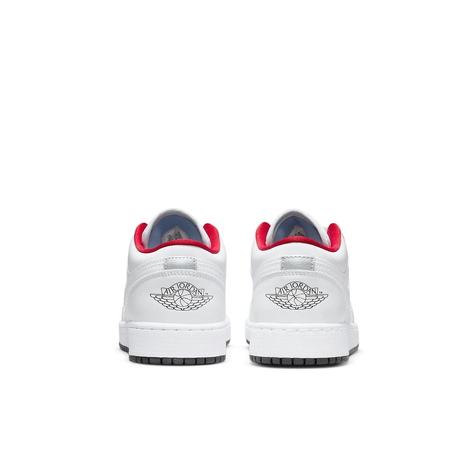 (GS) Air Jordan 1 Low ‘White Gym Red Black’ 553560-164 - 图片 4