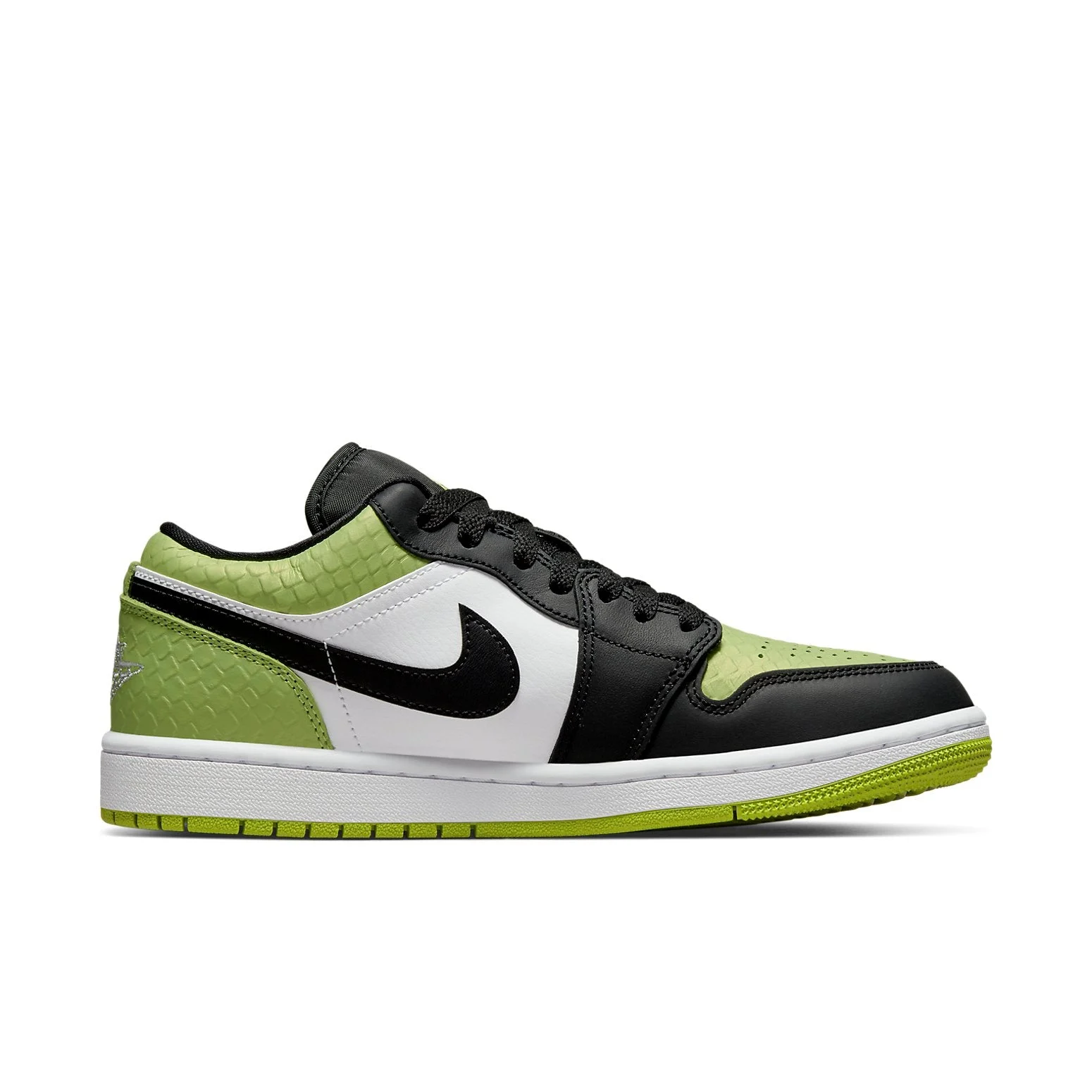 (WMNS) Air Jordan 1 Low SE ‘Vivid Green Snakeskin’ DX4446-301