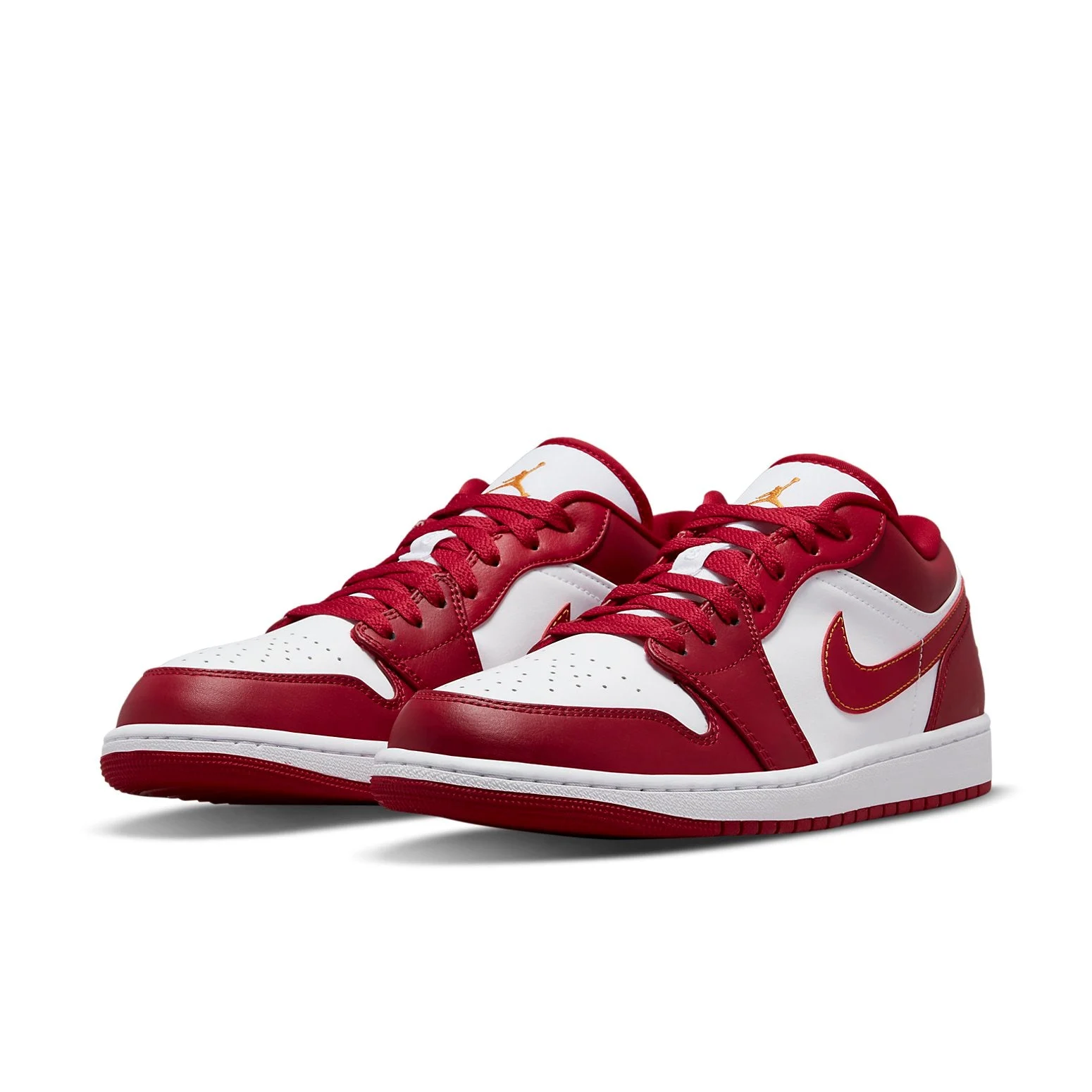 Alternative view of Air Jordan 1 Low ‘Cardinal Red’ 553558-607