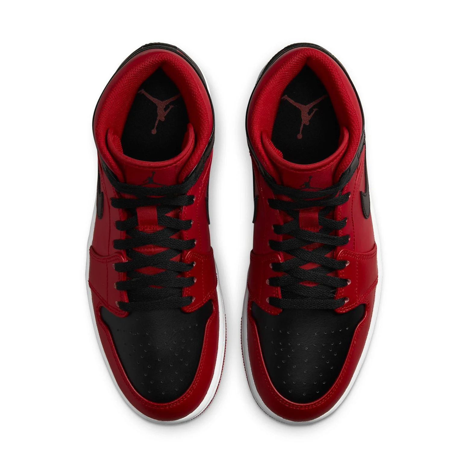 Air Jordan 1 Mid ‘Reverse Bred’ 554724-660 - Image 3
