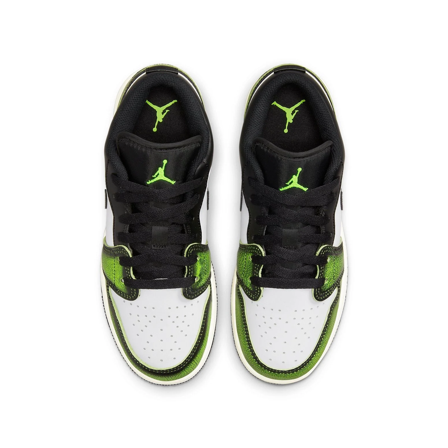 (GS) Air Jordan 1 Low SE ‘Wear-Away – Electric Green’ DO8244-003 - Image 3