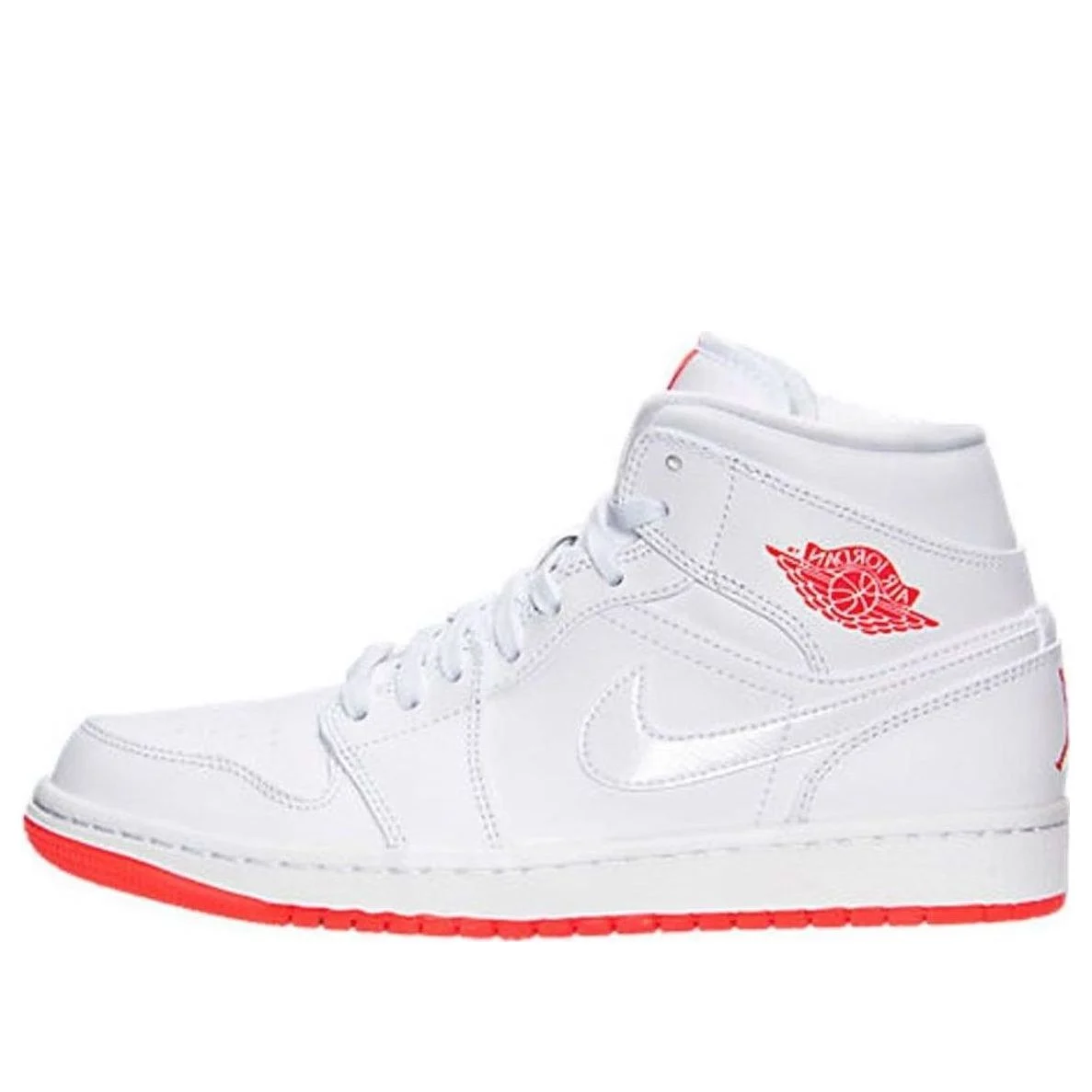 Air Jordan 1 Mid Prem ‘White Infrared’ 667399-123